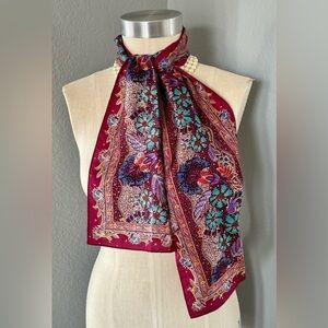 Liz Claiborne Scarf 7”x52” Likely Silk